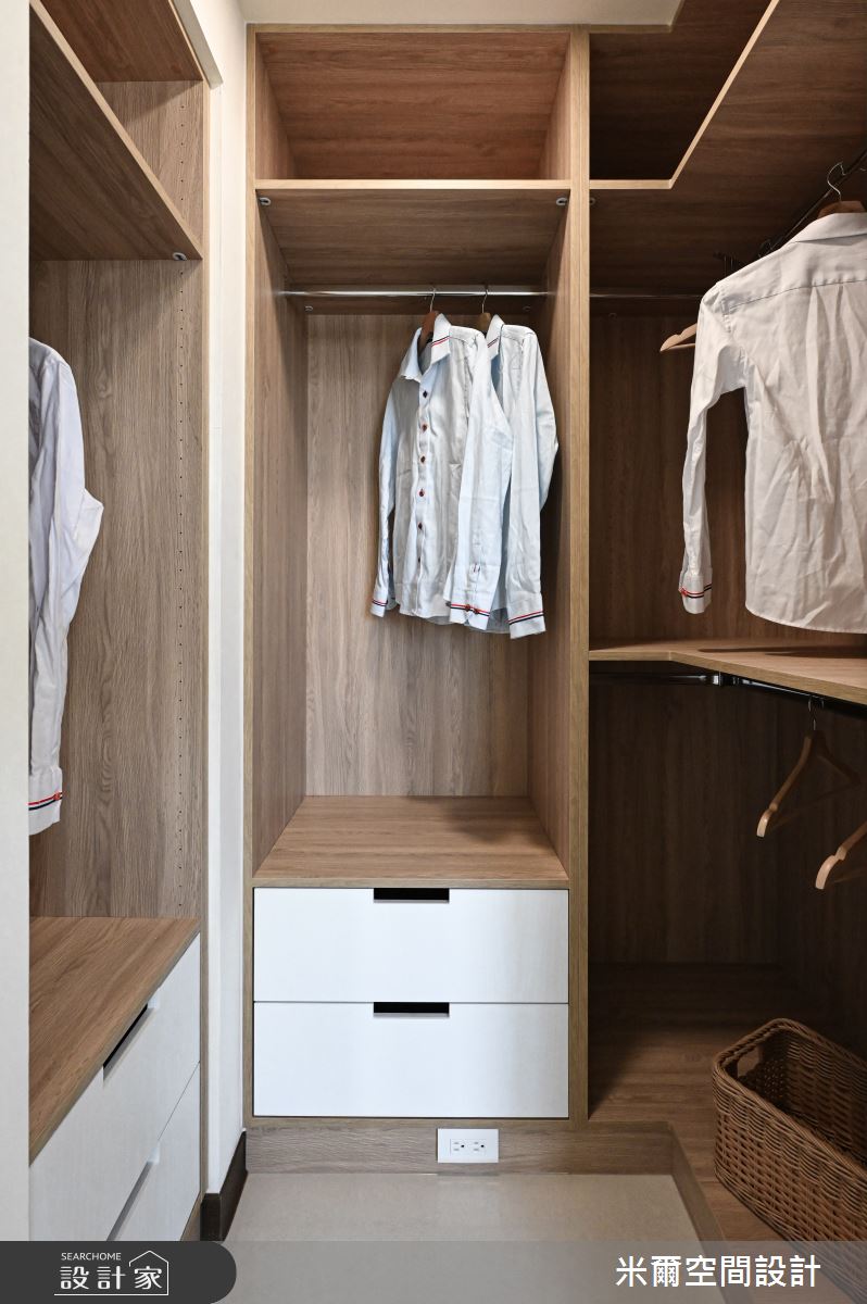 25坪新成屋(5年以下)＿現代風更衣間儲藏室案例圖片＿米爾空間設計＿米爾_超站S_台北大同之14