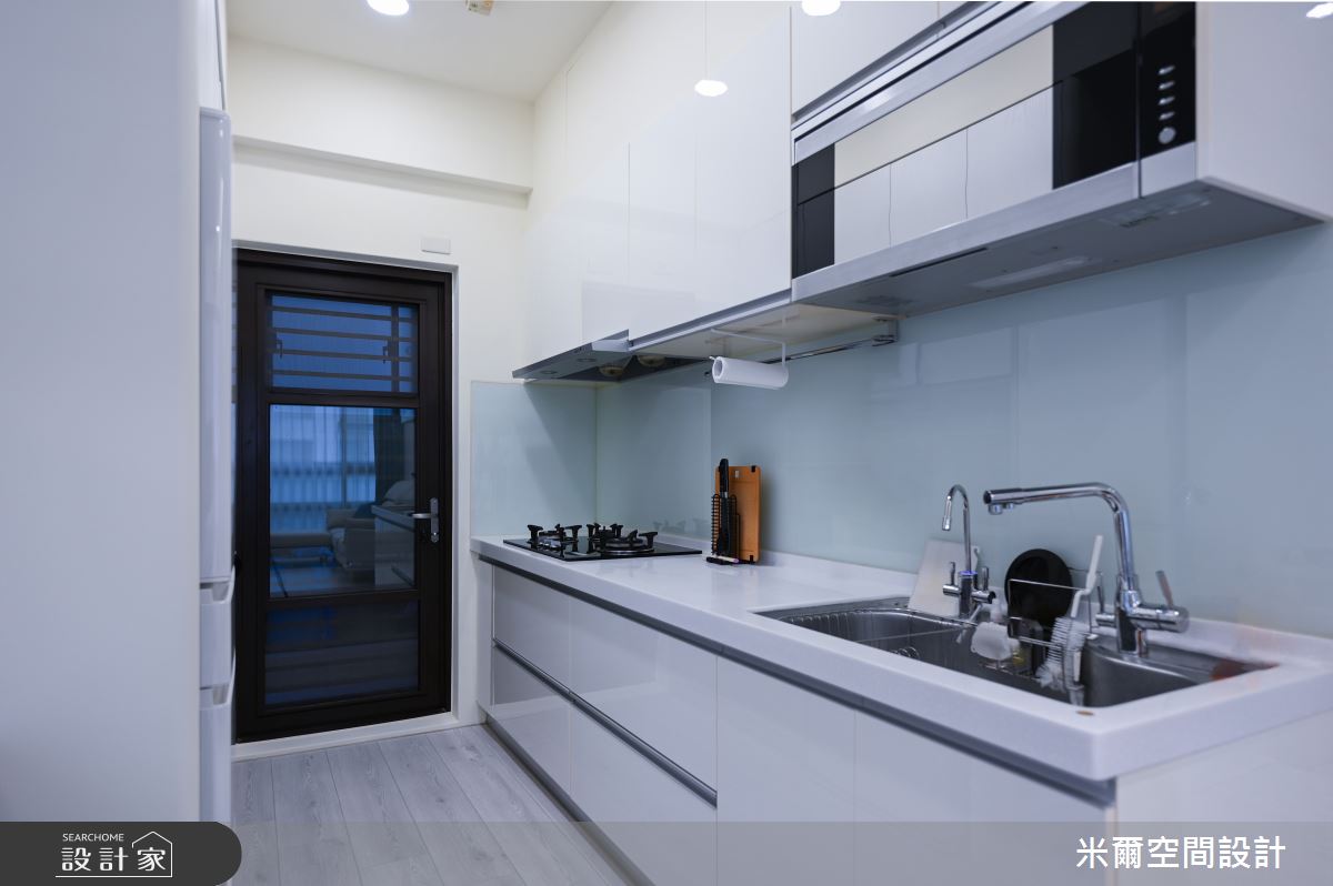 25坪中古屋(5~15年)＿北歐風廚房案例圖片＿米爾空間設計＿米爾_四君子_新竹竹北之16