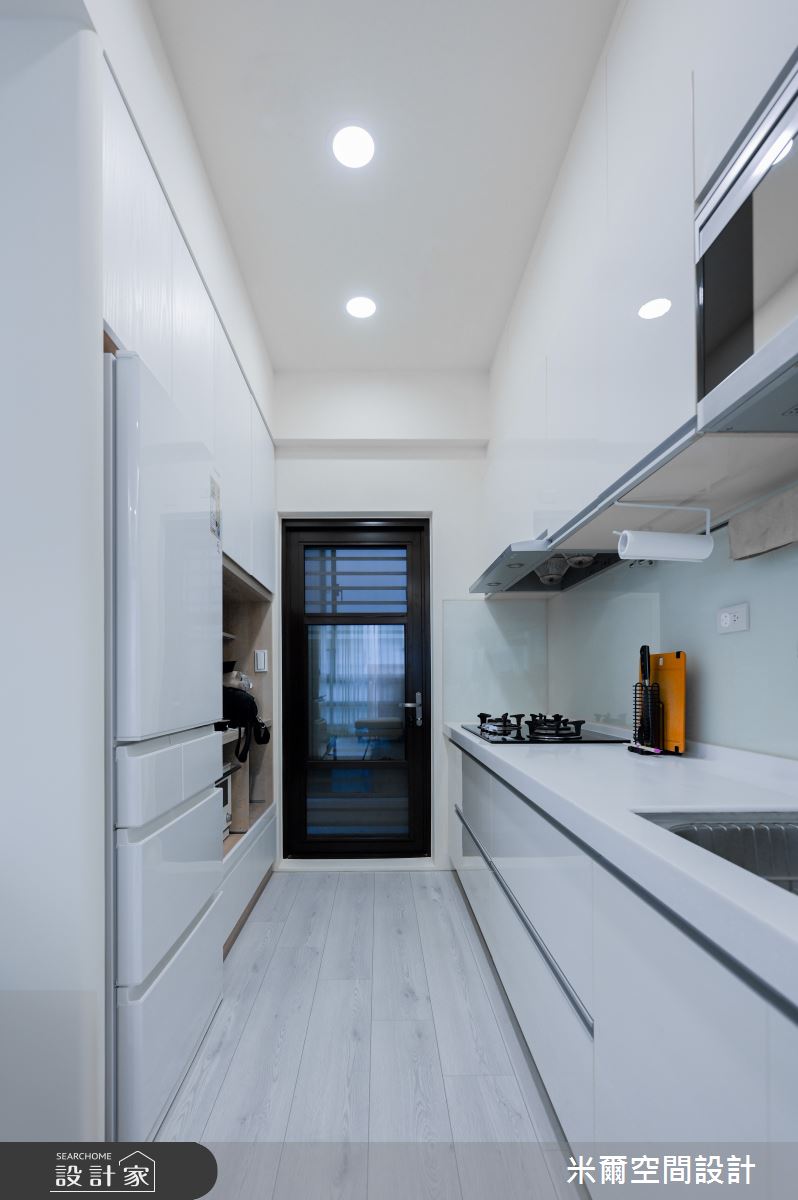 25坪中古屋(5~15年)＿北歐風廚房案例圖片＿米爾空間設計＿米爾_四君子_新竹竹北之17