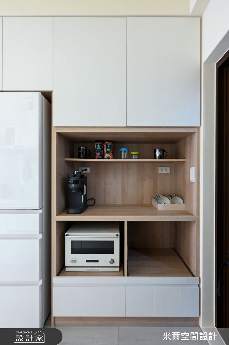 25坪中古屋(5~15年)＿北歐風廚房案例圖片＿米爾空間設計＿米爾_四君子_新竹竹北之18