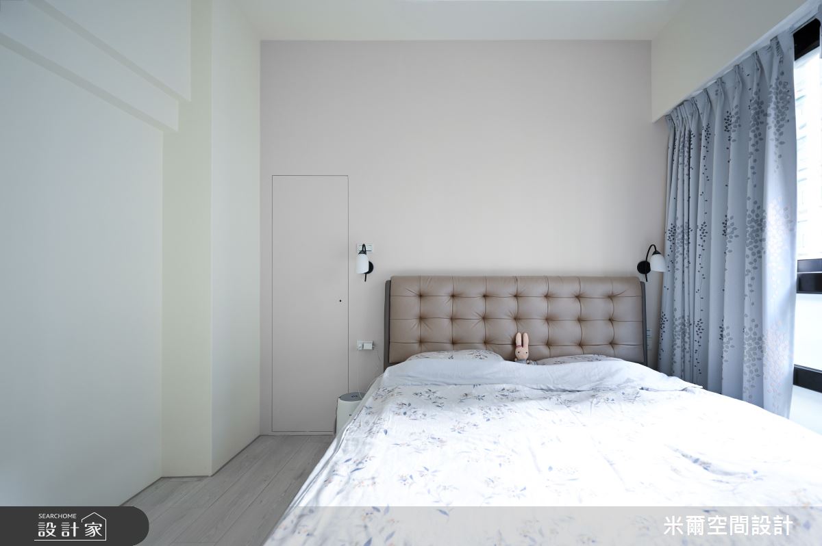 25坪中古屋(5~15年)＿北歐風臥室案例圖片＿米爾空間設計＿米爾_四君子_新竹竹北之20
