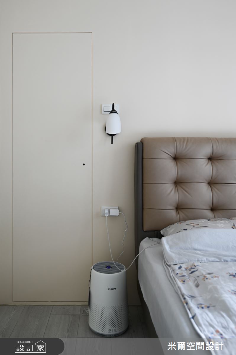 25坪中古屋(5~15年)＿北歐風臥室案例圖片＿米爾空間設計＿米爾_四君子_新竹竹北之21