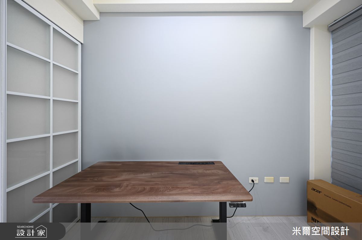 25坪中古屋(5~15年)＿北歐風書房多功能室案例圖片＿米爾空間設計＿米爾_四君子_新竹竹北之27