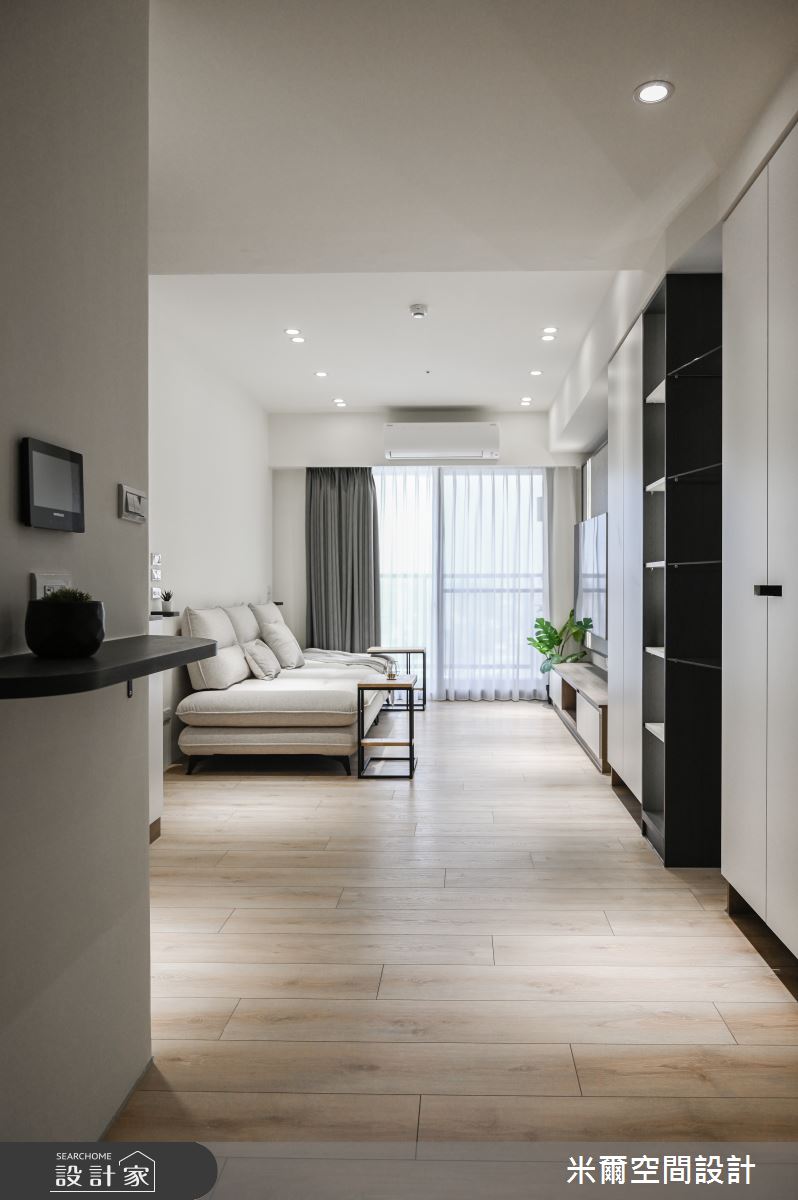 25坪新成屋(5年以下)＿現代風客廳案例圖片＿米爾空間設計＿米爾_大合富居_新竹之5