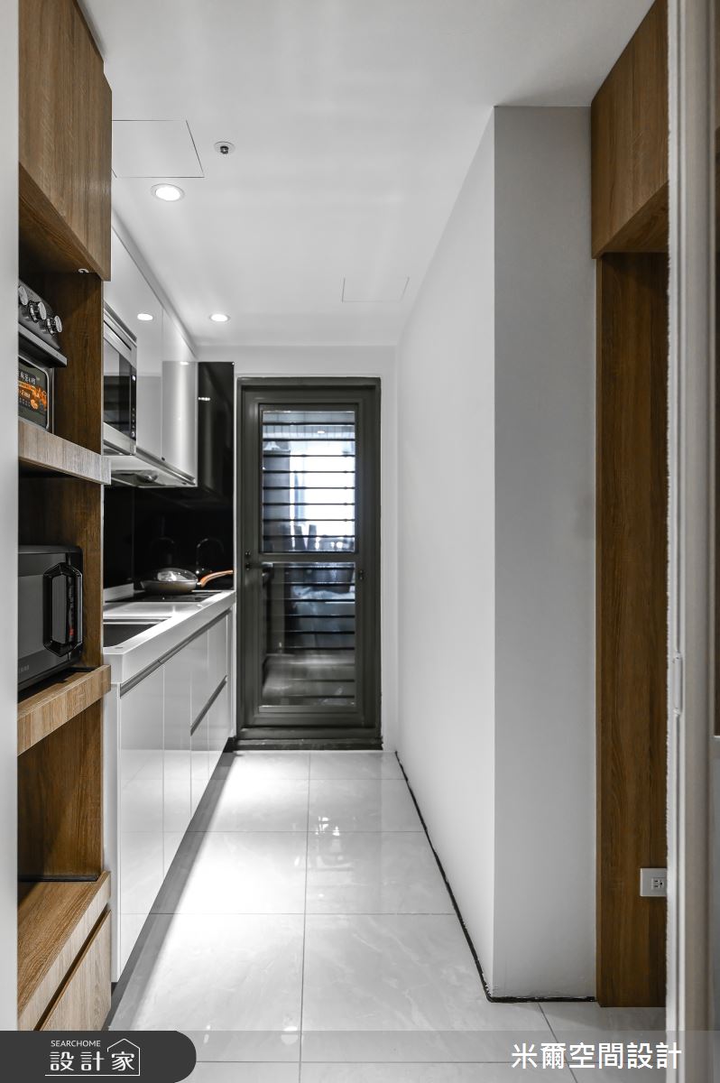 25坪新成屋(5年以下)＿現代風廚房案例圖片＿米爾空間設計＿米爾_大合富居_新竹之15