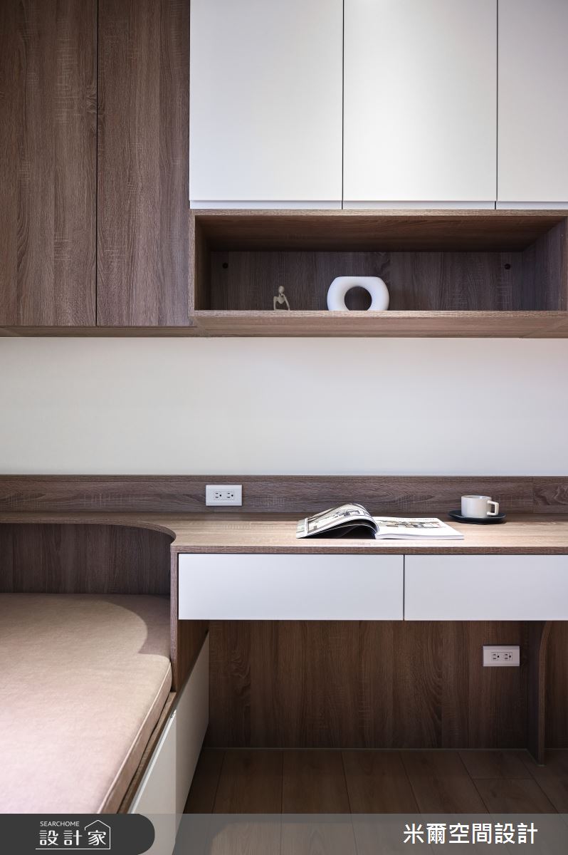 25坪新成屋(5年以下)＿現代風書房案例圖片＿米爾空間設計＿米爾_大合富居_新竹之18