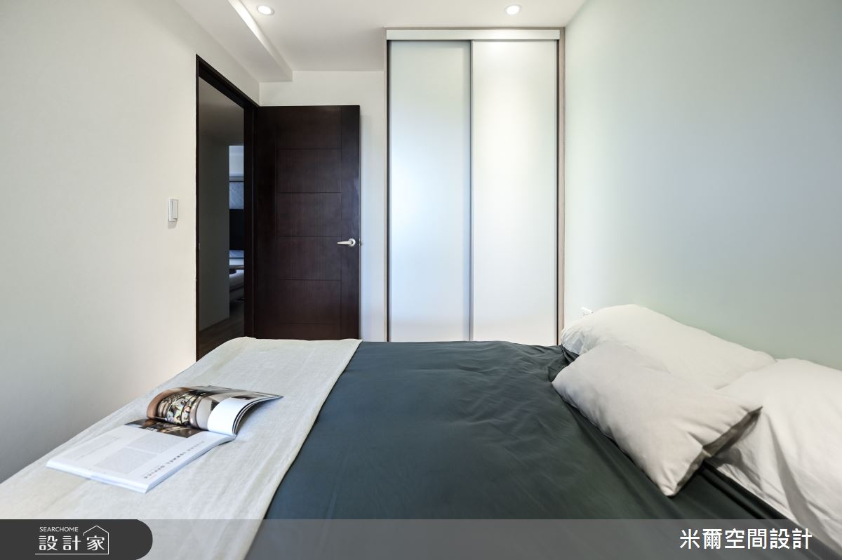 25坪新成屋(5年以下)＿現代風臥室案例圖片＿米爾空間設計＿米爾_大合富居_新竹之23