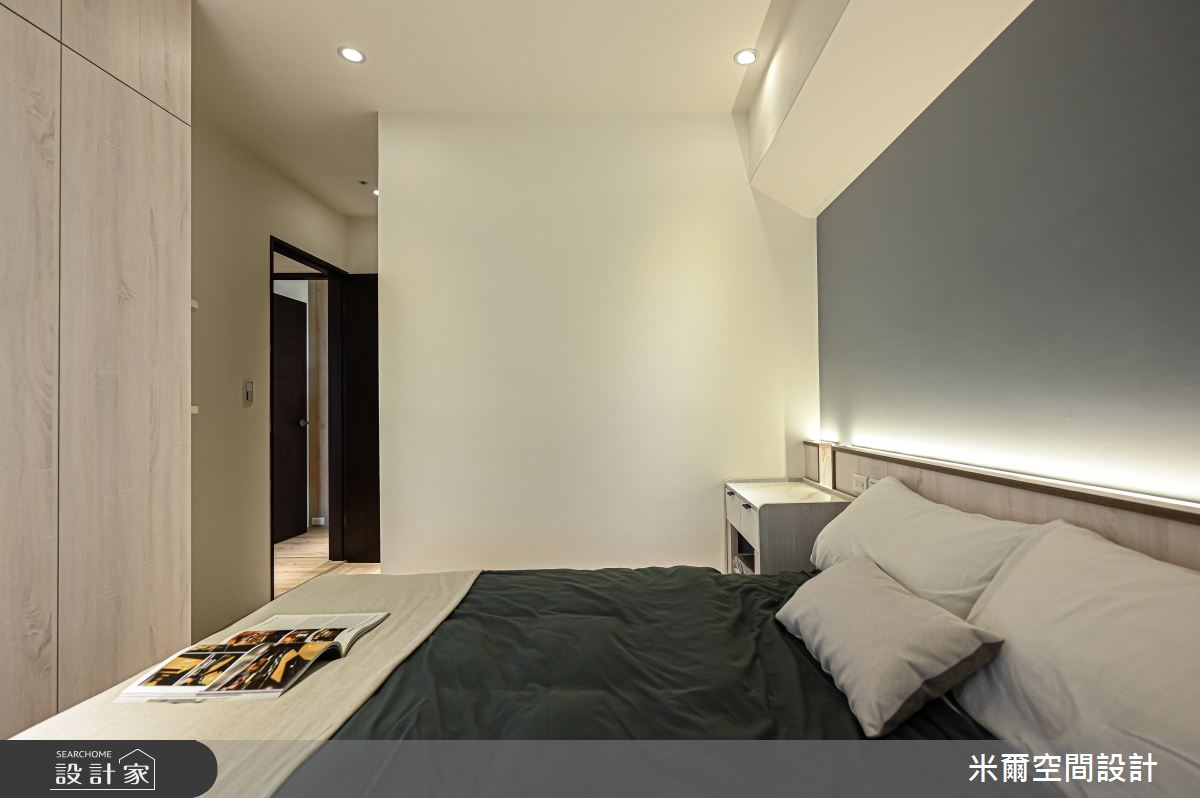 25坪新成屋(5年以下)＿現代風臥室案例圖片＿米爾空間設計＿米爾_大合富居_新竹之26