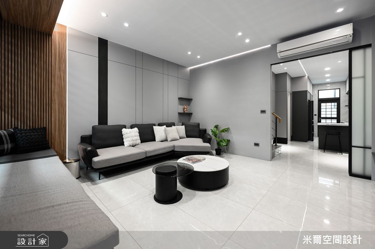 60坪新成屋(5年以下)＿現代風客廳臥榻案例圖片＿米爾空間設計＿米爾_上禾居_雲林之10