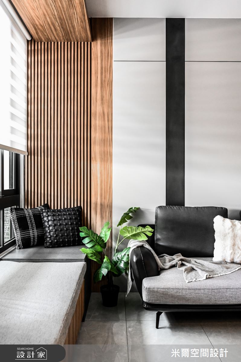60坪新成屋(5年以下)＿現代風客廳臥榻案例圖片＿米爾空間設計＿米爾_上禾居_雲林之6