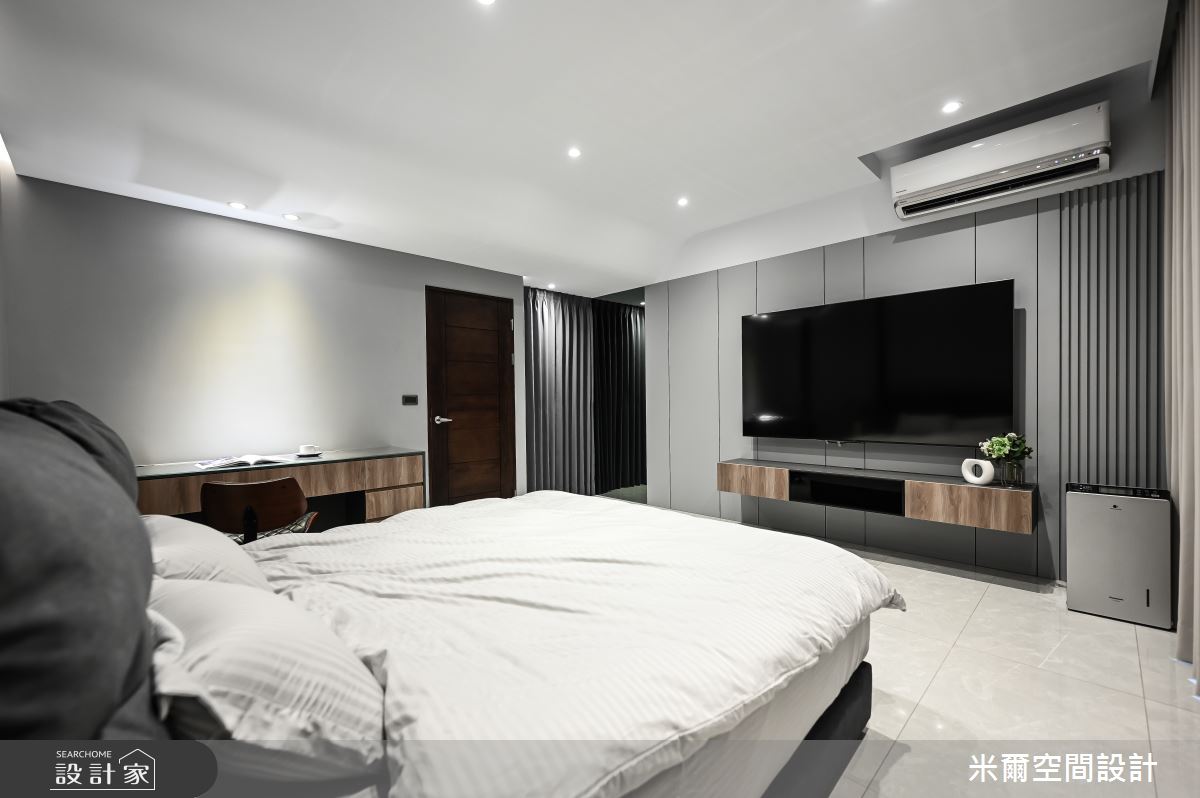 60坪新成屋(5年以下)＿現代風臥室案例圖片＿米爾空間設計＿米爾_上禾居_雲林之17