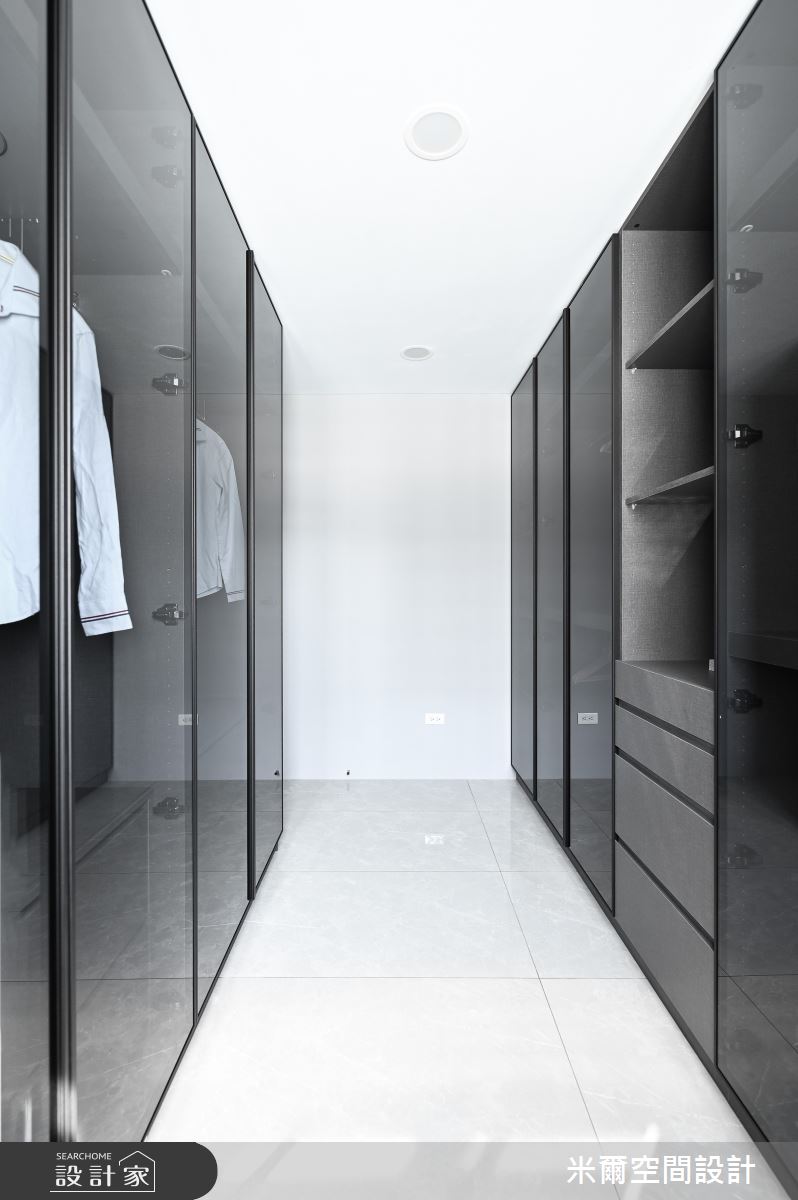 60坪新成屋(5年以下)＿現代風更衣間案例圖片＿米爾空間設計＿米爾_上禾居_雲林之28