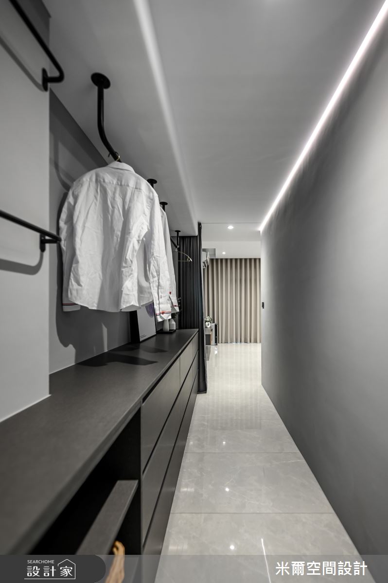60坪新成屋(5年以下)＿現代風更衣間案例圖片＿米爾空間設計＿米爾_上禾居_雲林之21