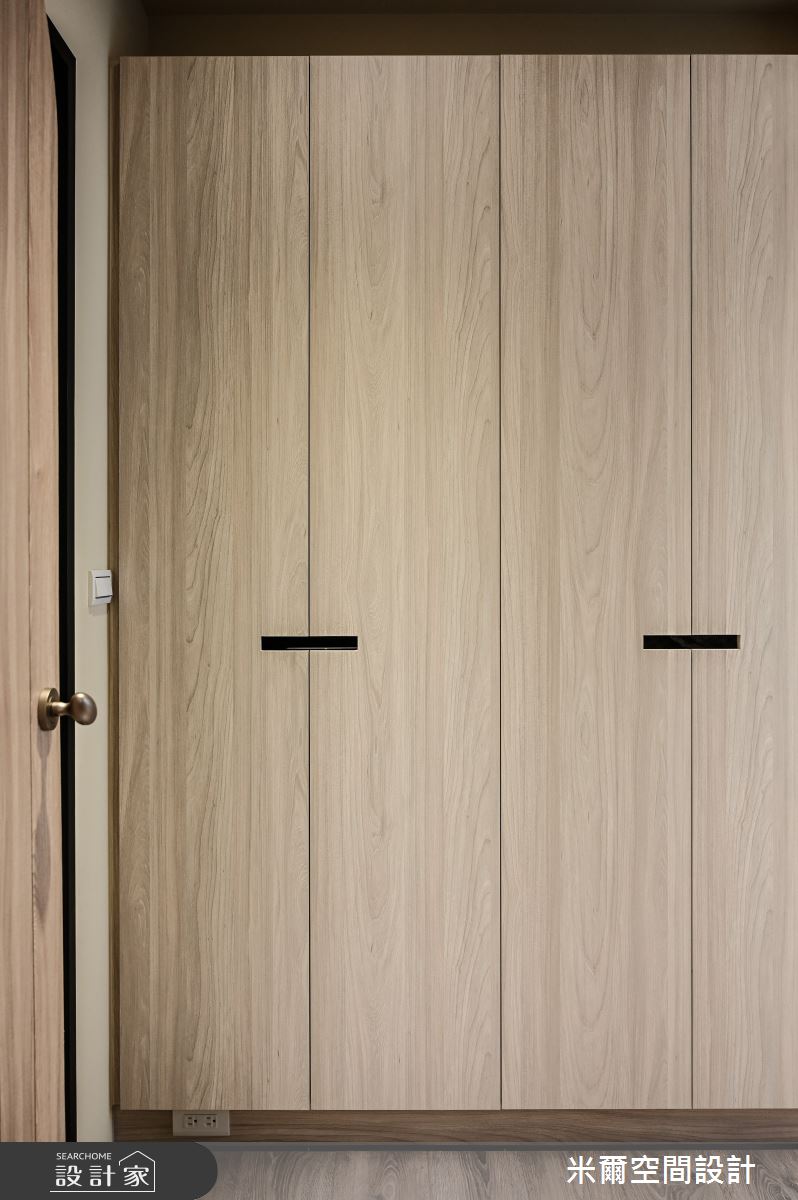 60坪新成屋(5年以下)＿奶茶風更衣間案例圖片＿米爾空間設計＿米爾_有你有我_苗栗竹南之31