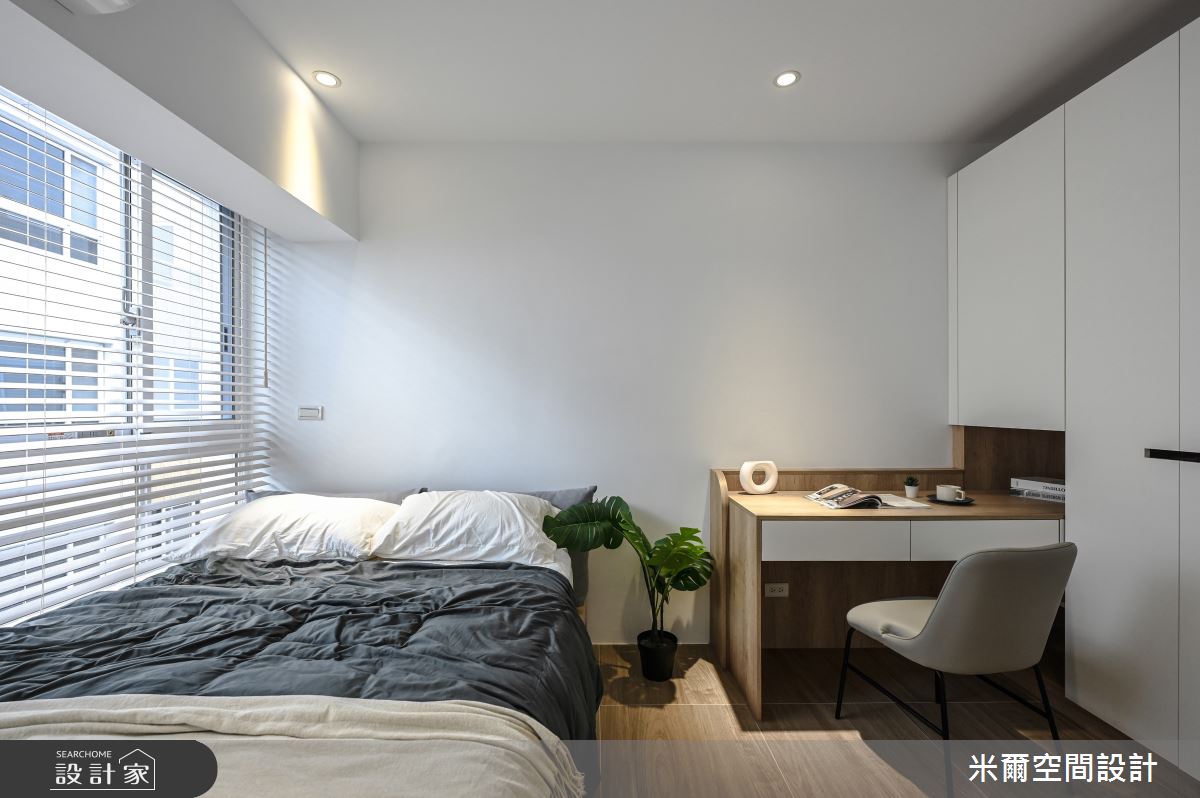 60坪新成屋(5年以下)＿奶茶風客房案例圖片＿米爾空間設計＿米爾_有你有我_苗栗竹南之38