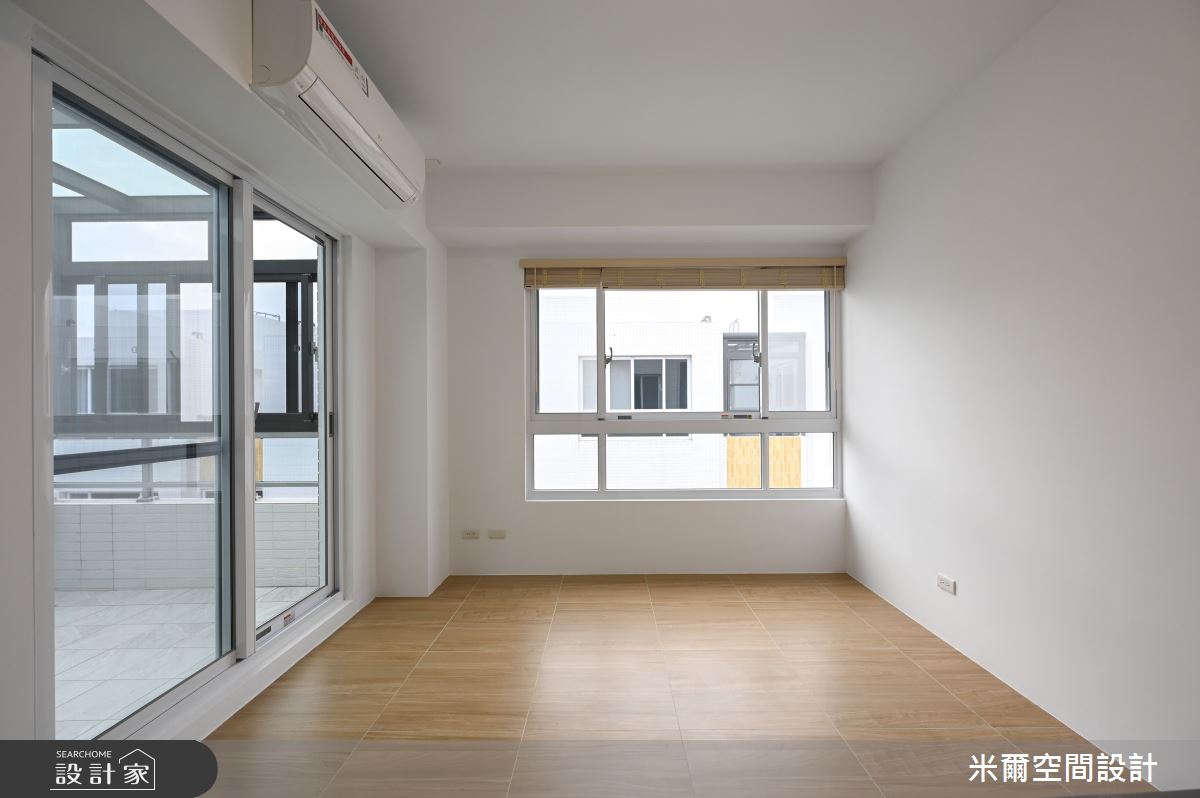 60坪新成屋(5年以下)＿奶茶風多功能室案例圖片＿米爾空間設計＿米爾_有你有我_苗栗竹南之41