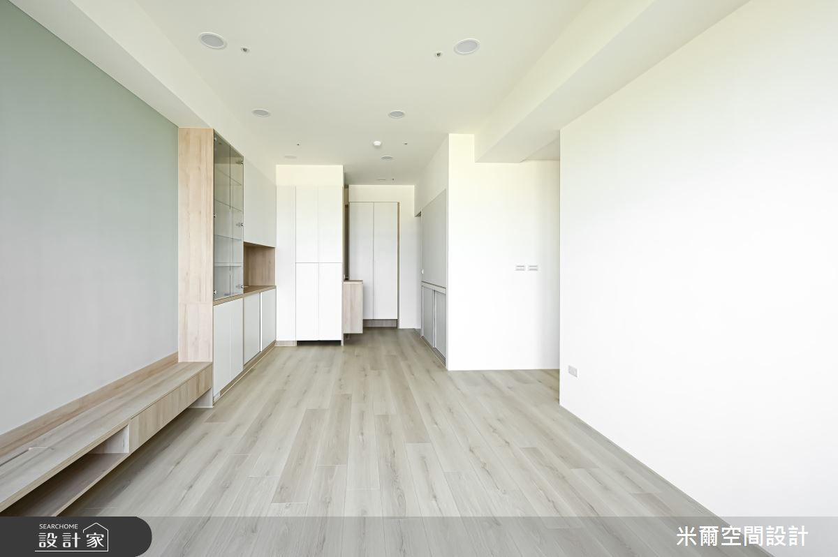 28坪新成屋(5年以下)＿現代北歐風客廳案例圖片＿米爾空間設計＿米爾_美禾社區_新竹市之3
