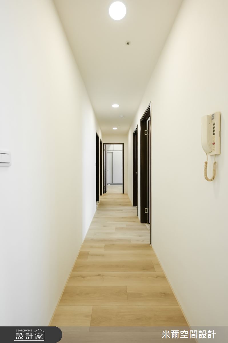 28坪新成屋(5年以下)＿現代北歐風走廊案例圖片＿米爾空間設計＿米爾_美禾社區_新竹市之10