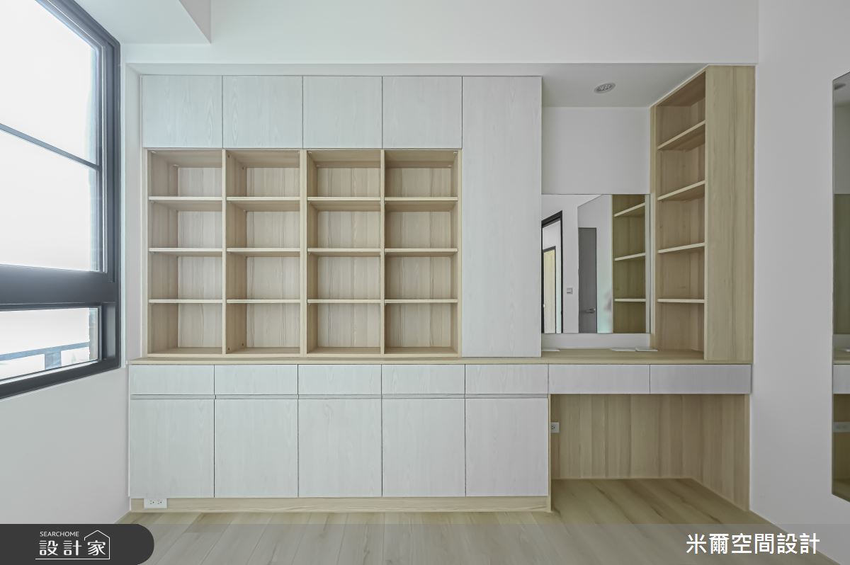 28坪新成屋(5年以下)＿現代北歐風臥室案例圖片＿米爾空間設計＿米爾_美禾社區_新竹市之12