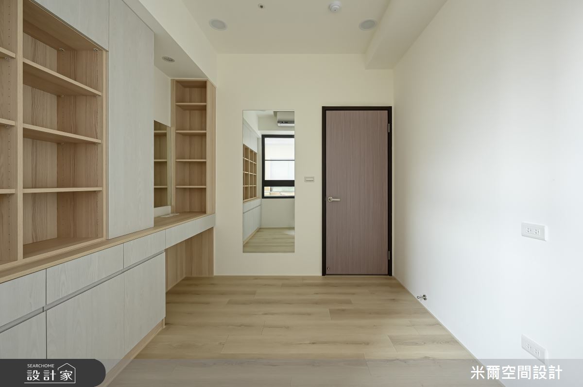 28坪新成屋(5年以下)＿現代北歐風臥室案例圖片＿米爾空間設計＿米爾_美禾社區_新竹市之13