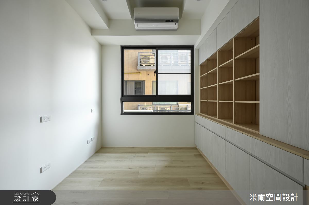 28坪新成屋(5年以下)＿現代北歐風臥室案例圖片＿米爾空間設計＿米爾_美禾社區_新竹市之14