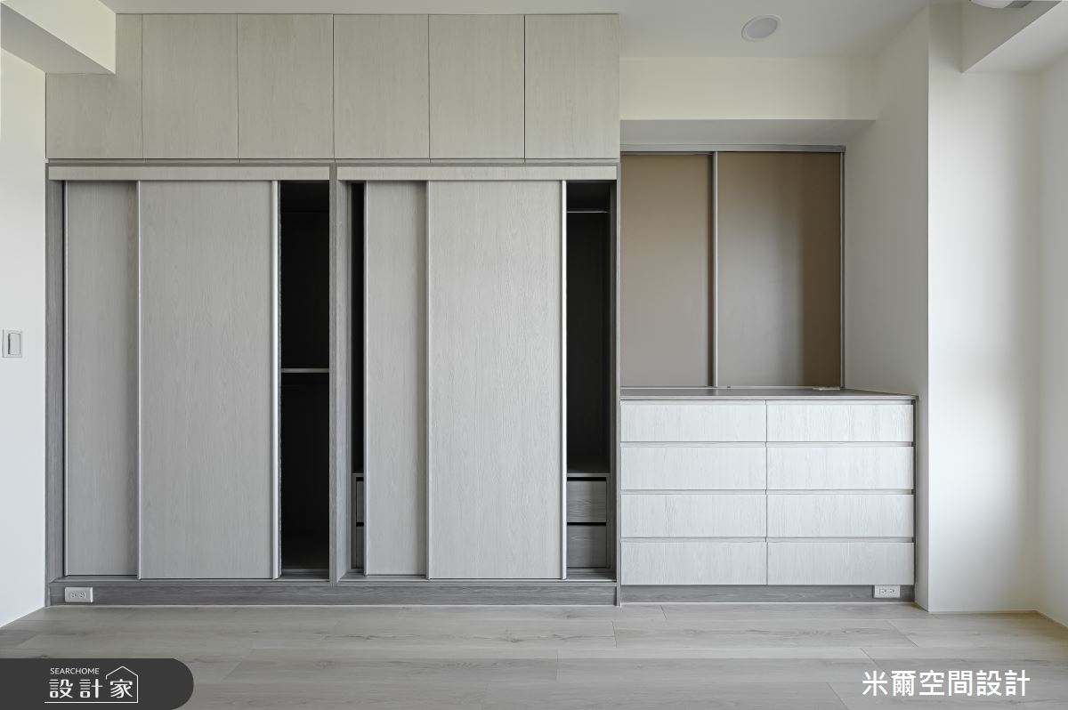 28坪新成屋(5年以下)＿現代北歐風臥室案例圖片＿米爾空間設計＿米爾_美禾社區_新竹市之17