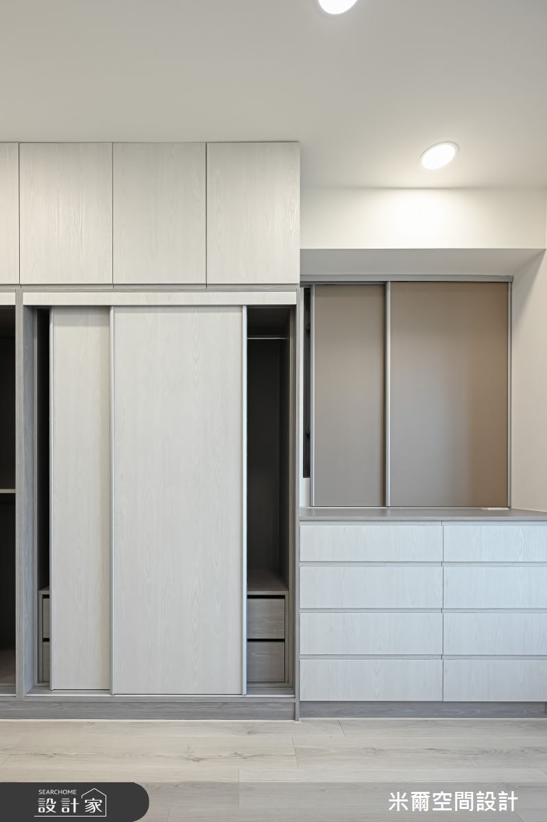 28坪新成屋(5年以下)＿現代北歐風臥室案例圖片＿米爾空間設計＿米爾_美禾社區_新竹市之20