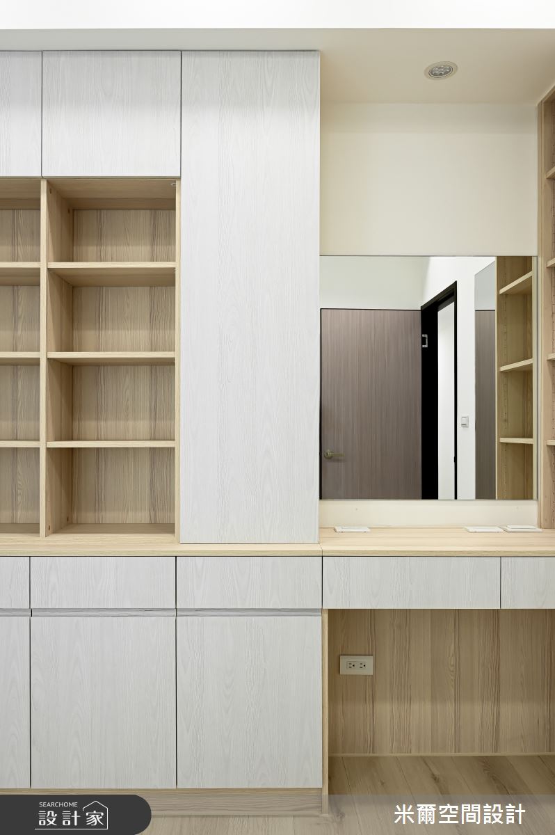 28坪新成屋(5年以下)＿現代北歐風臥室案例圖片＿米爾空間設計＿米爾_美禾社區_新竹市之16