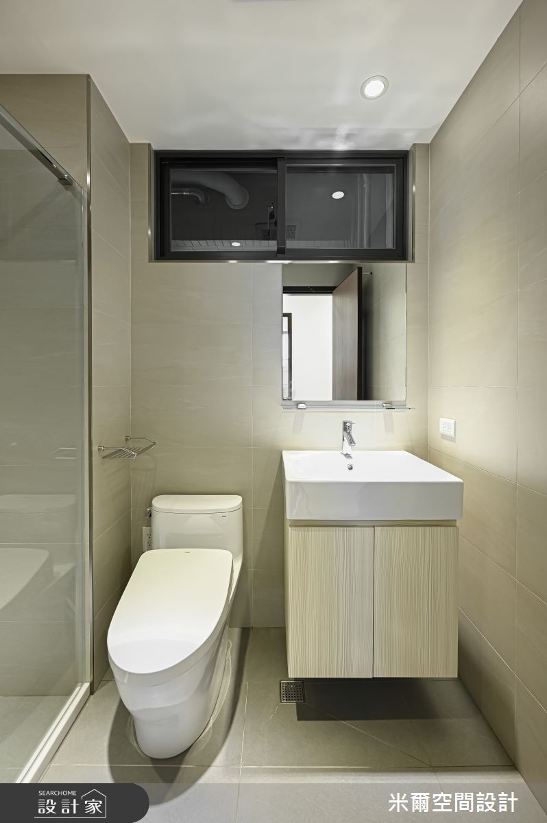 28坪新成屋(5年以下)＿現代北歐風浴室案例圖片＿米爾空間設計＿米爾_美禾社區_新竹市之32
