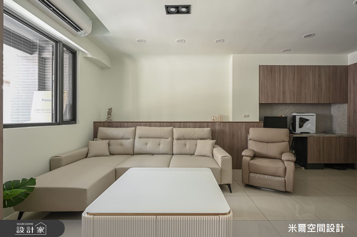 60坪新成屋(5年以下)＿北歐風客廳案例圖片＿米爾空間設計＿米爾_新成屋透天宅_桃園觀音之4