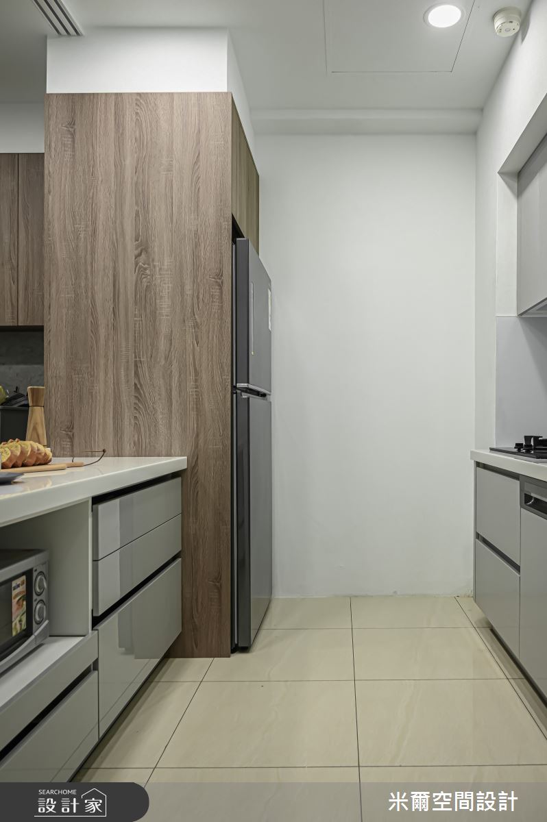 60坪新成屋(5年以下)＿北歐風餐廳廚房中島案例圖片＿米爾空間設計＿米爾_新成屋透天宅_桃園觀音之20