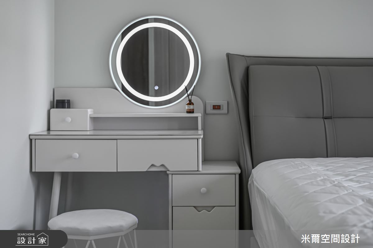 60坪新成屋(5年以下)＿北歐風臥室案例圖片＿米爾空間設計＿米爾_新成屋透天宅_桃園觀音之30