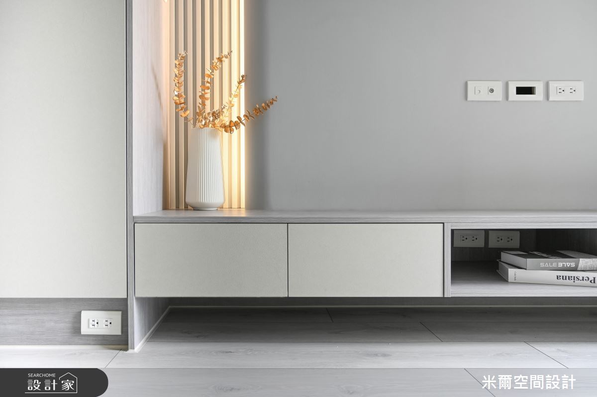 25坪新成屋(5年以下)＿現代風客廳案例圖片＿米爾空間設計＿米爾_成真社區_新竹市之12