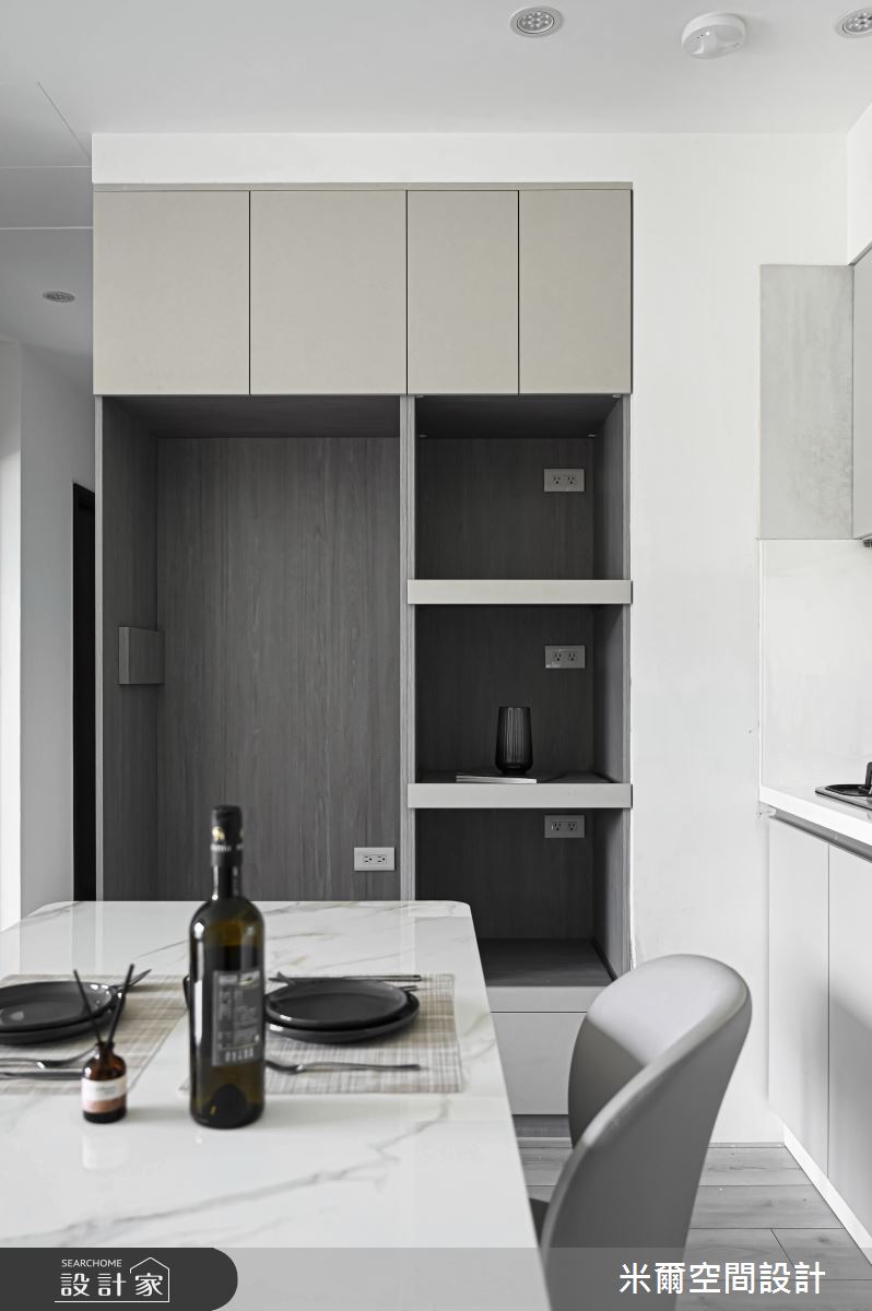 25坪新成屋(5年以下)＿現代風餐廳案例圖片＿米爾空間設計＿米爾_成真社區_新竹市之16