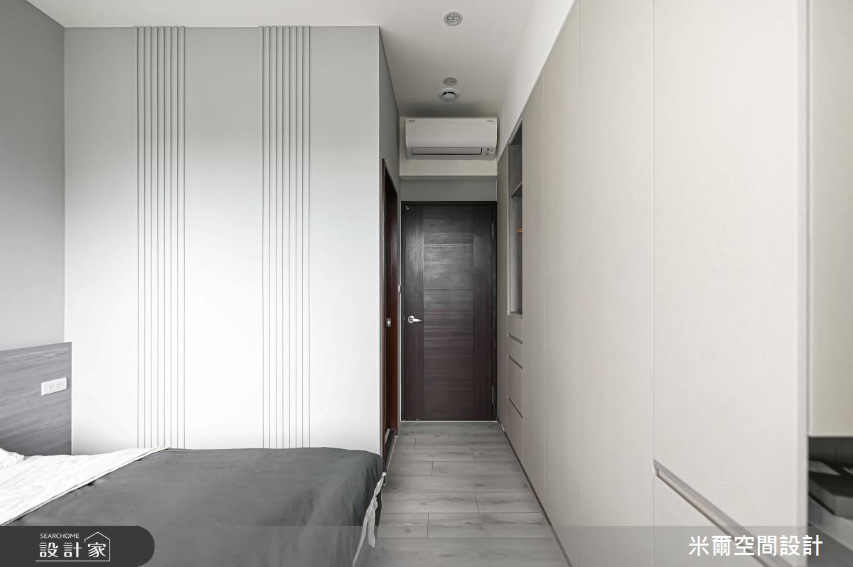 25坪新成屋(5年以下)＿現代風臥室案例圖片＿米爾空間設計＿米爾_成真社區_新竹市之19