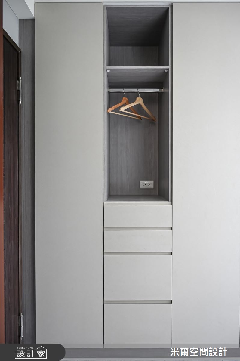 25坪新成屋(5年以下)＿現代風臥室案例圖片＿米爾空間設計＿米爾_成真社區_新竹市之25