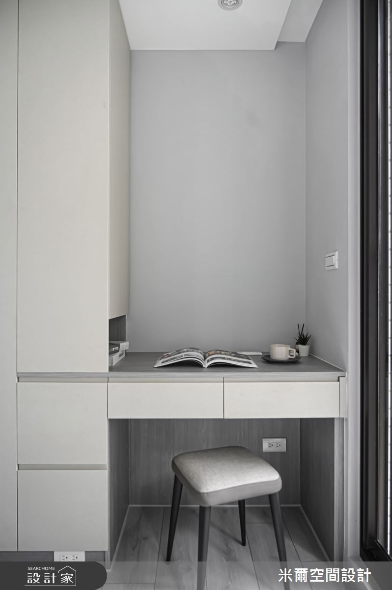 25坪新成屋(5年以下)＿現代風臥室案例圖片＿米爾空間設計＿米爾_成真社區_新竹市之26