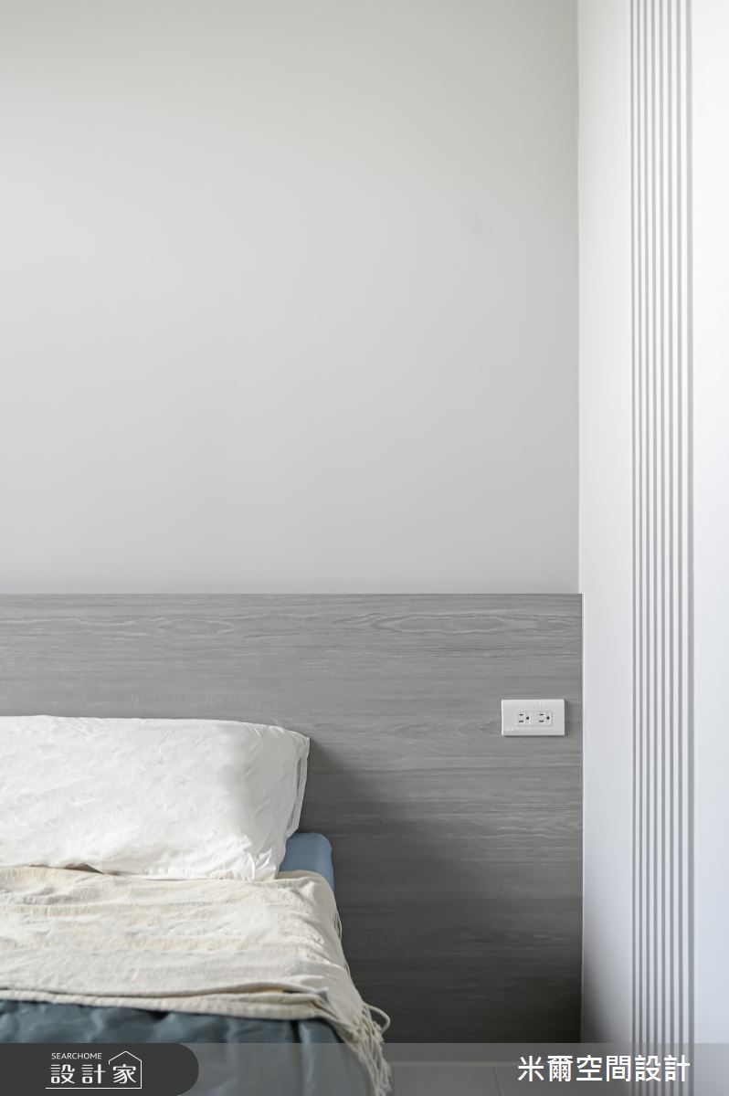 25坪新成屋(5年以下)＿現代風臥室案例圖片＿米爾空間設計＿米爾_成真社區_新竹市之28