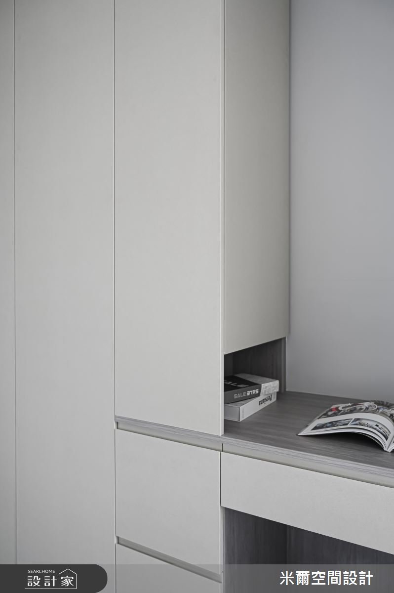 25坪新成屋(5年以下)＿現代風臥室案例圖片＿米爾空間設計＿米爾_成真社區_新竹市之27