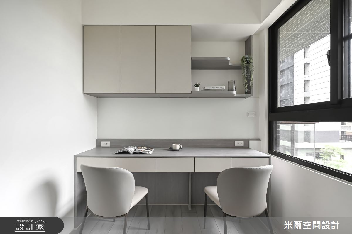 25坪新成屋(5年以下)＿現代風書房案例圖片＿米爾空間設計＿米爾_成真社區_新竹市之29