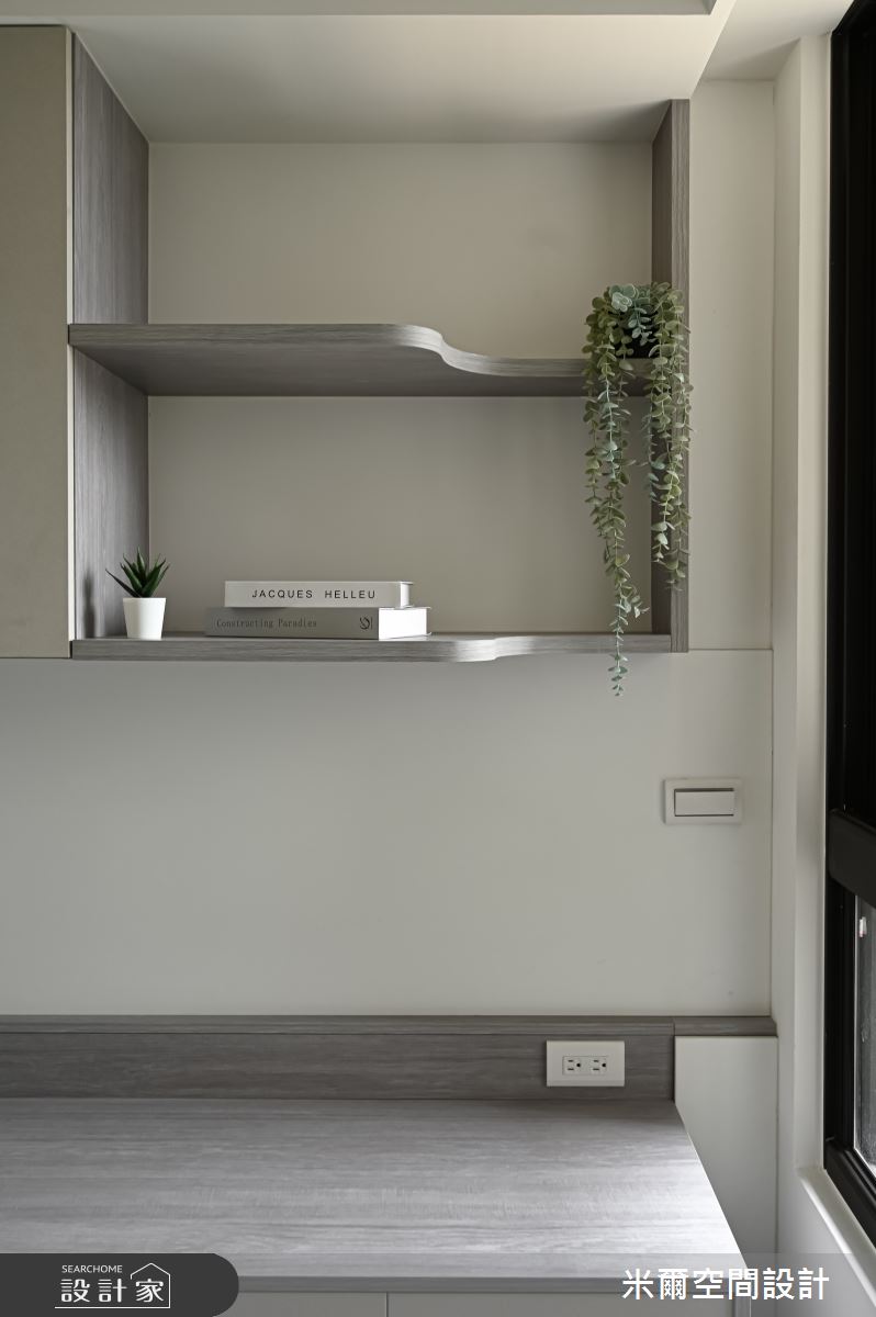 25坪新成屋(5年以下)＿現代風書房案例圖片＿米爾空間設計＿米爾_成真社區_新竹市之33