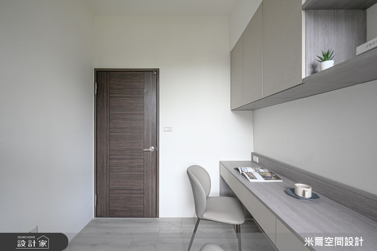 25坪新成屋(5年以下)＿現代風書房案例圖片＿米爾空間設計＿米爾_成真社區_新竹市之30