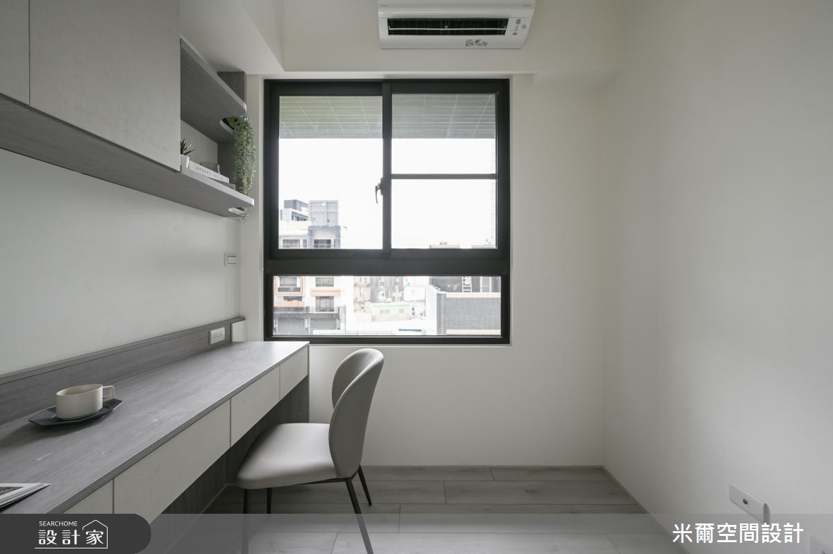 25坪新成屋(5年以下)＿現代風書房案例圖片＿米爾空間設計＿米爾_成真社區_新竹市之31