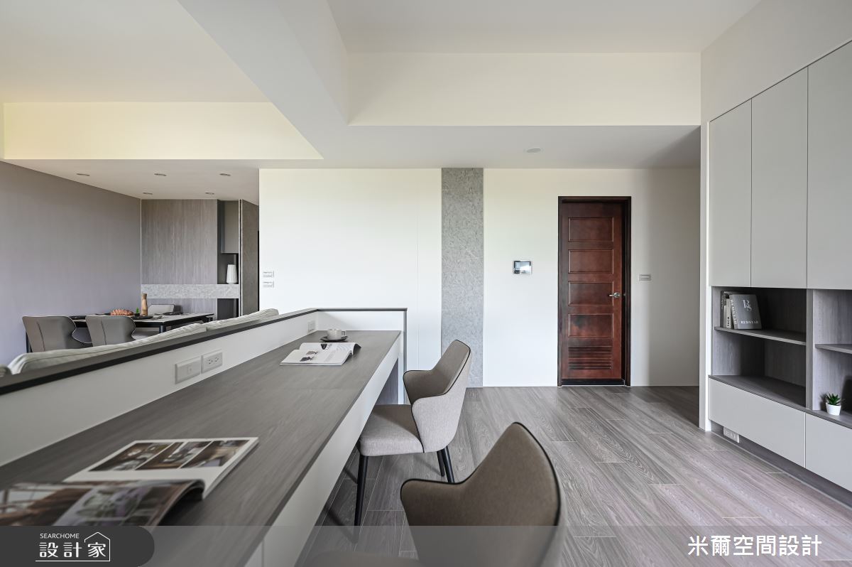 28坪中古屋(5~15年)＿現代北歐風書房案例圖片＿米爾空間設計＿米爾_金鋐微美_新竹市之18