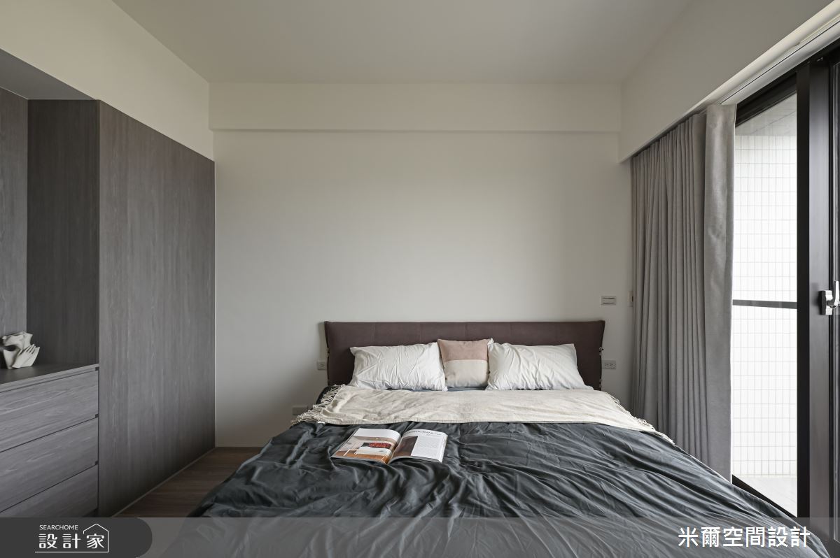 28坪中古屋(5~15年)＿現代北歐風臥室案例圖片＿米爾空間設計＿米爾_金鋐微美_新竹市之24