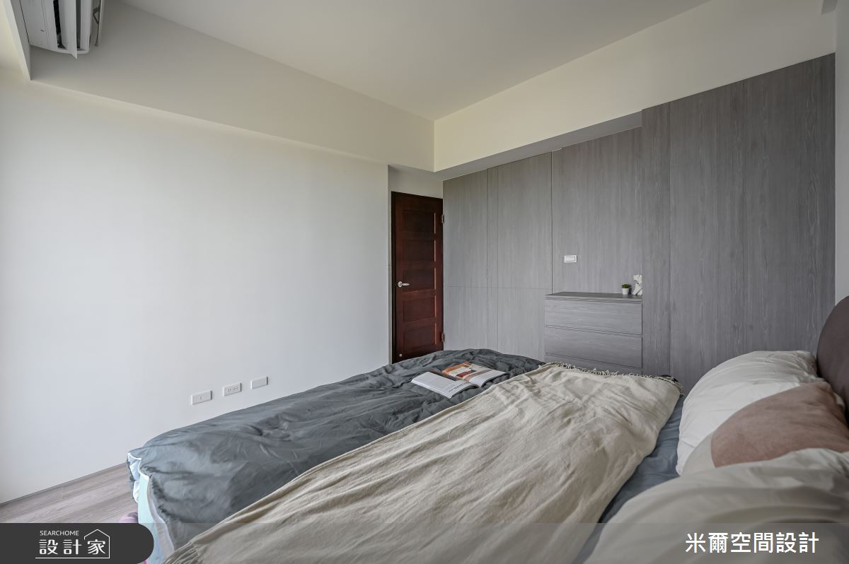 28坪中古屋(5~15年)＿現代北歐風臥室案例圖片＿米爾空間設計＿米爾_金鋐微美_新竹市之26