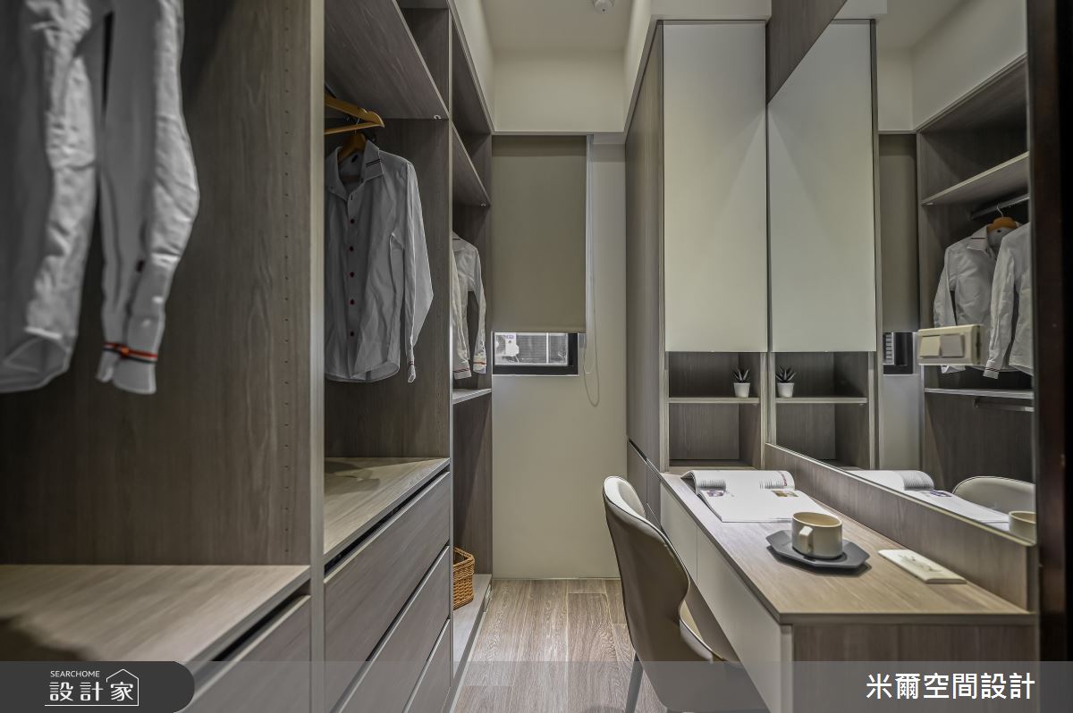 28坪中古屋(5~15年)＿現代北歐風更衣間案例圖片＿米爾空間設計＿米爾_金鋐微美_新竹市之29