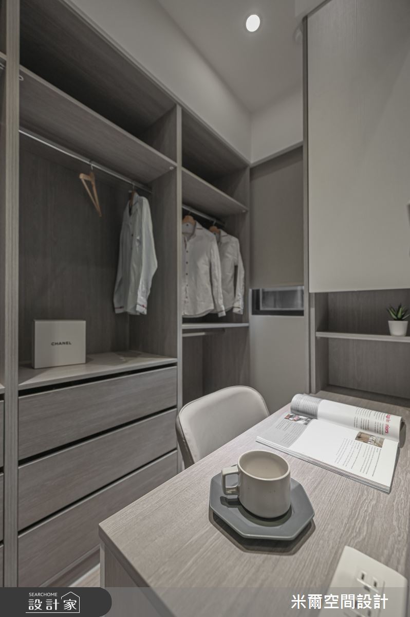 28坪中古屋(5~15年)＿現代北歐風更衣間案例圖片＿米爾空間設計＿米爾_金鋐微美_新竹市之31