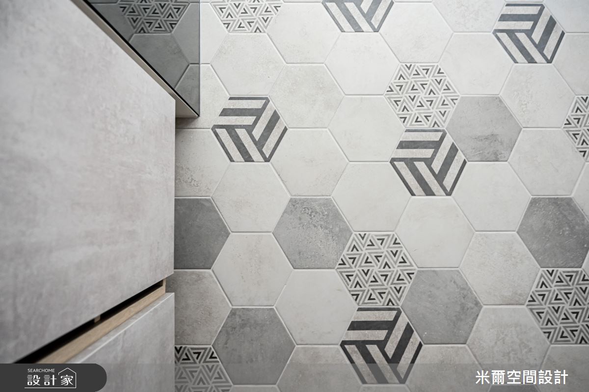 25坪新成屋(5年以下)＿北歐風玄關案例圖片＿米爾空間設計＿米爾_日光天晴_新竹竹北之3