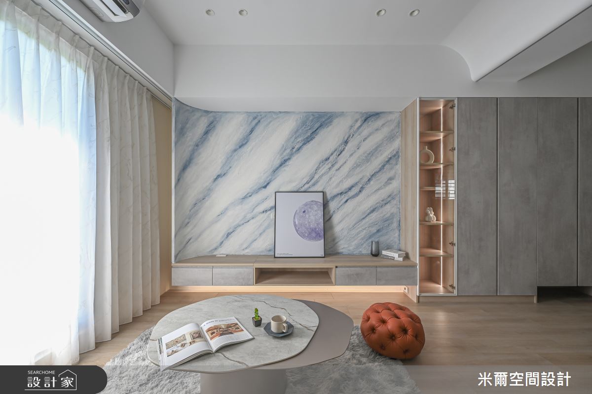 25坪新成屋(5年以下)＿北歐風客廳案例圖片＿米爾空間設計＿米爾_日光天晴_新竹竹北之13